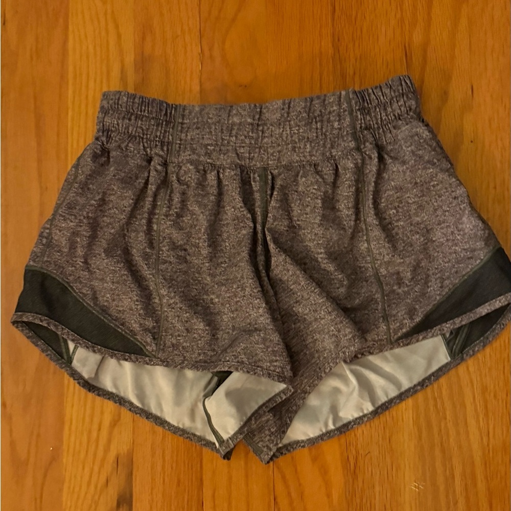 lululemon athletica gray athletic shorts
